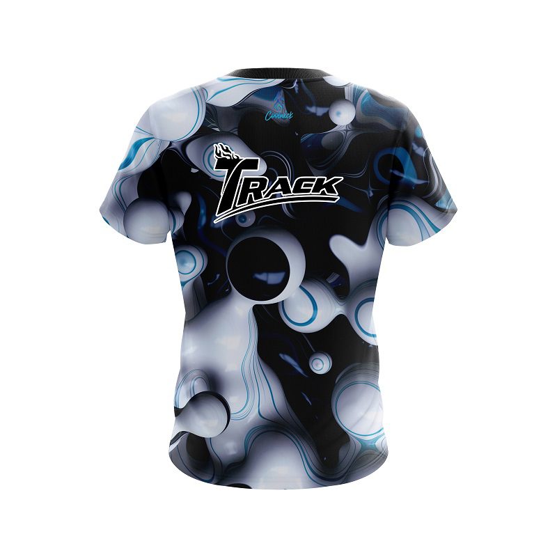 Track Paint Swirl Blob CoolWick Bowling Jersey - Image 2