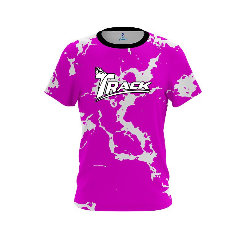 Track Pink Shock CoolWick Bowling Jersey