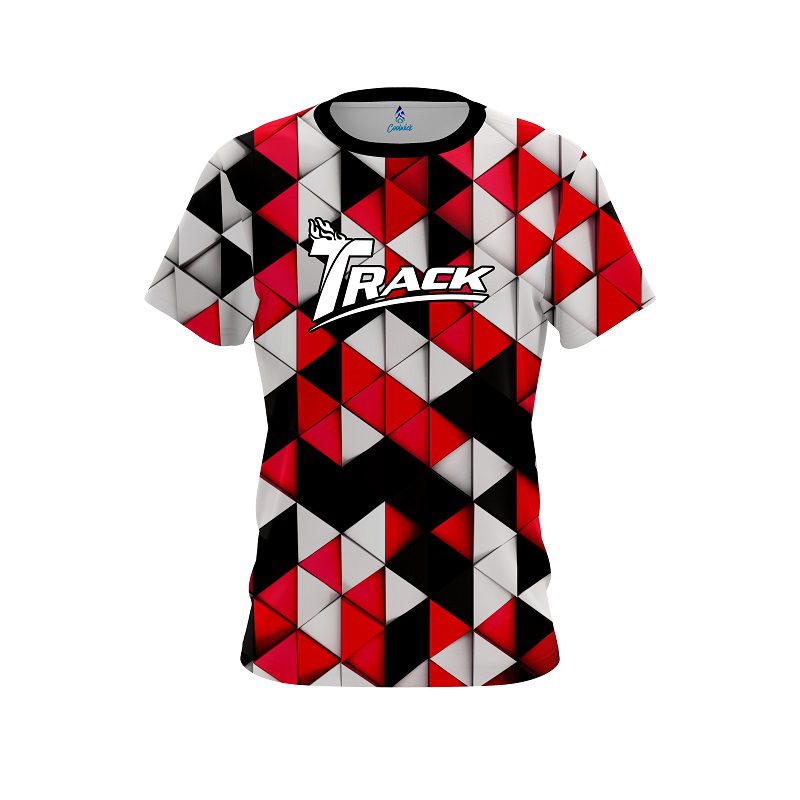 Track Prism Red CoolWick Bowling Jersey