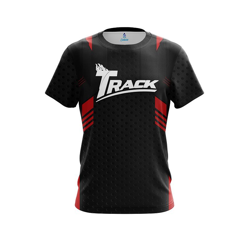 Track Red Steel CoolWick Bowling Jersey