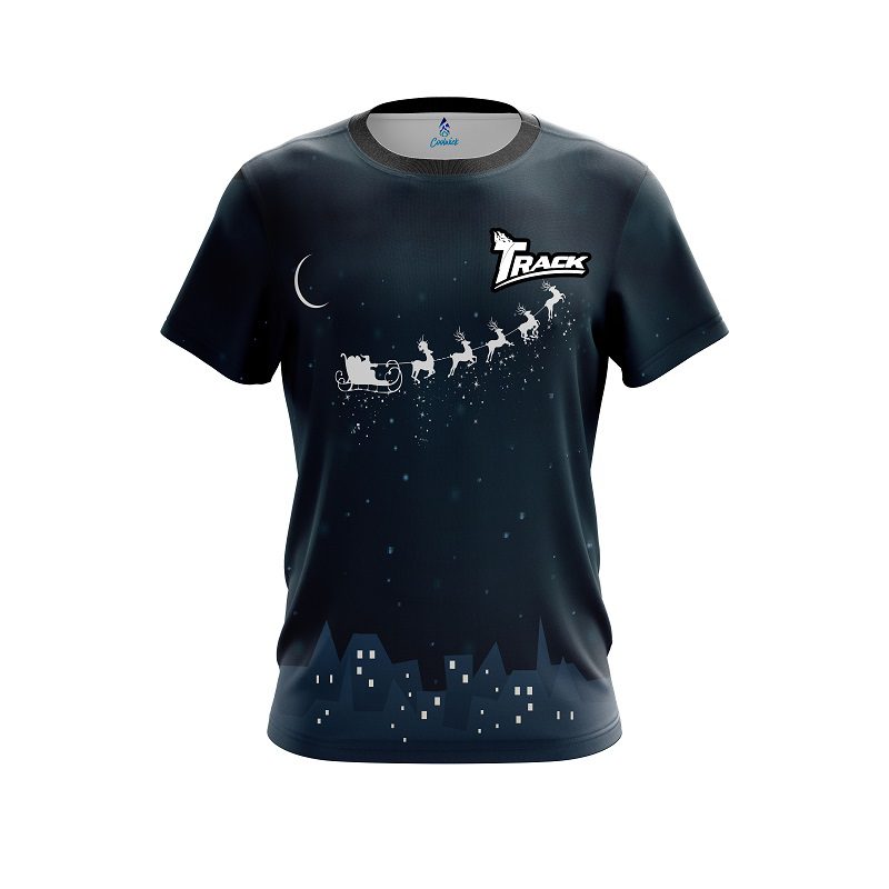 Track Santa Express CoolWick Bowling Jersey