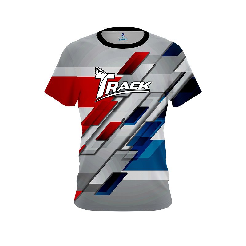 Track Silver Swift CoolWick Bowling Jersey