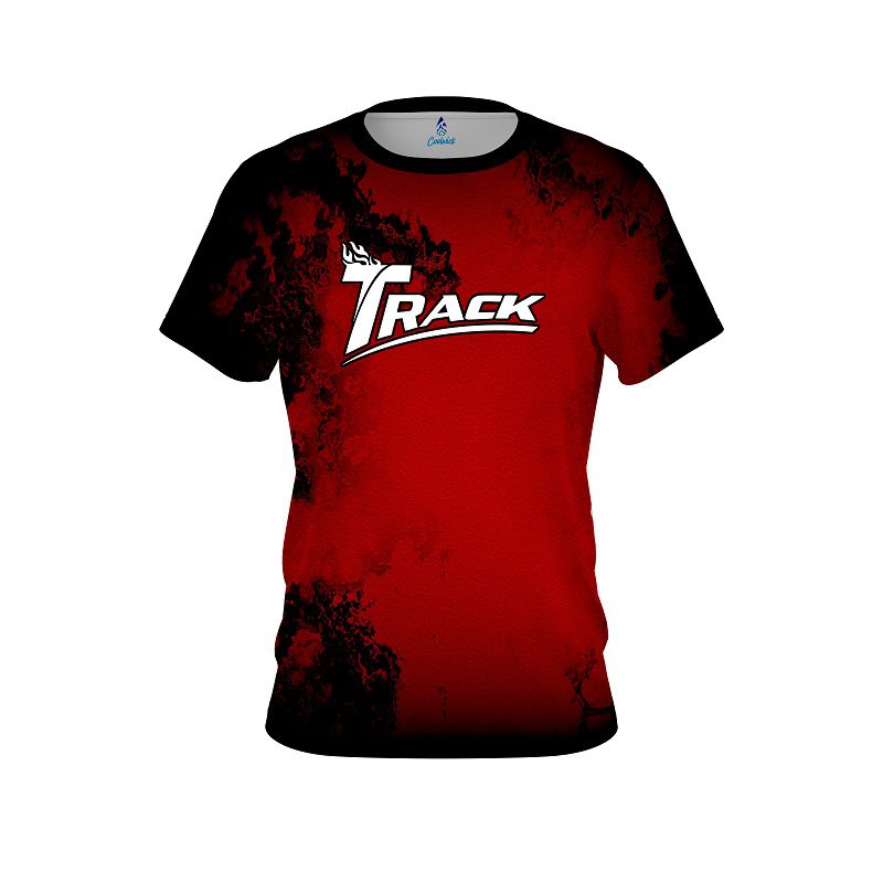 Track Toxic Rugged Smoke Red CoolWick Bowling Jersey