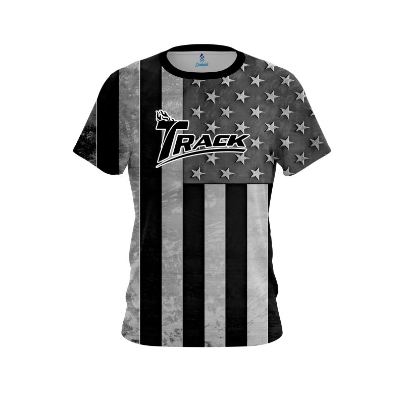 Track USA Steel Flag CoolWick Bowling Jersey