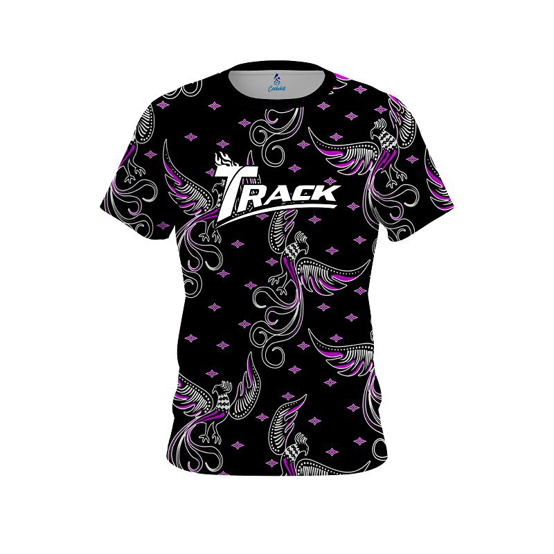Track Phoenix Break Purple CoolWick Bowling Jersey