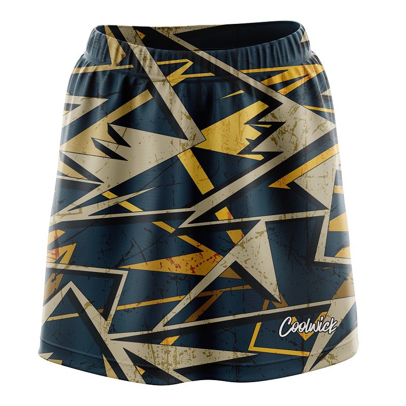 Triangular Graffiti CoolWick Bowling Skort