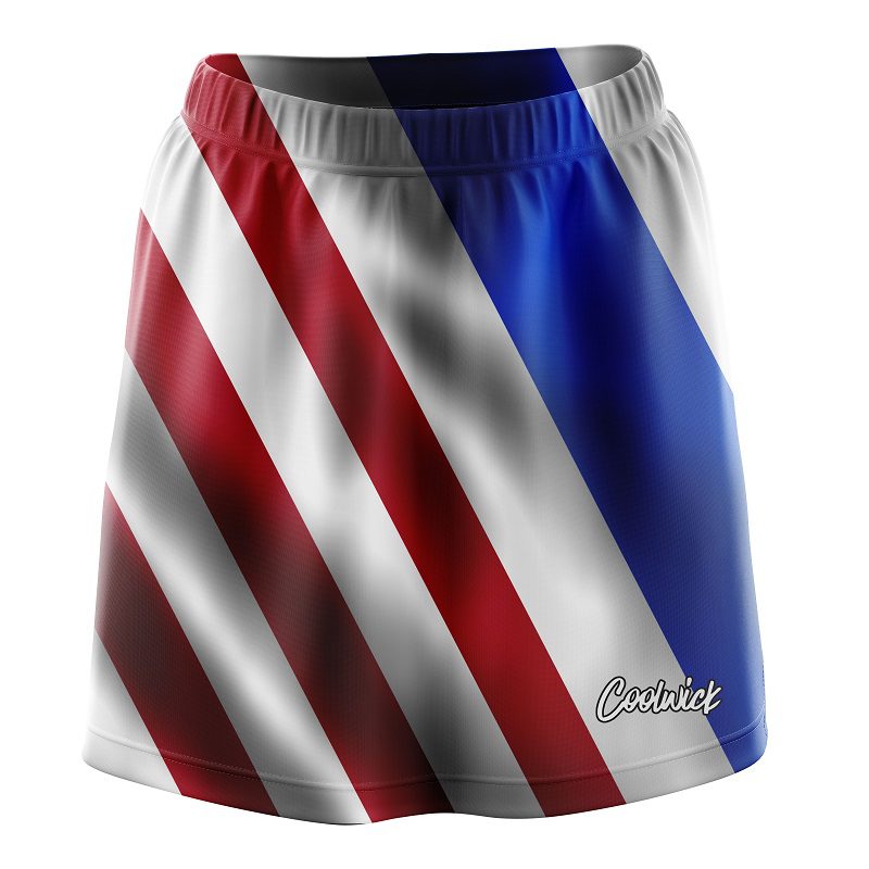 USA Israeli CoolWick Bowling Skort