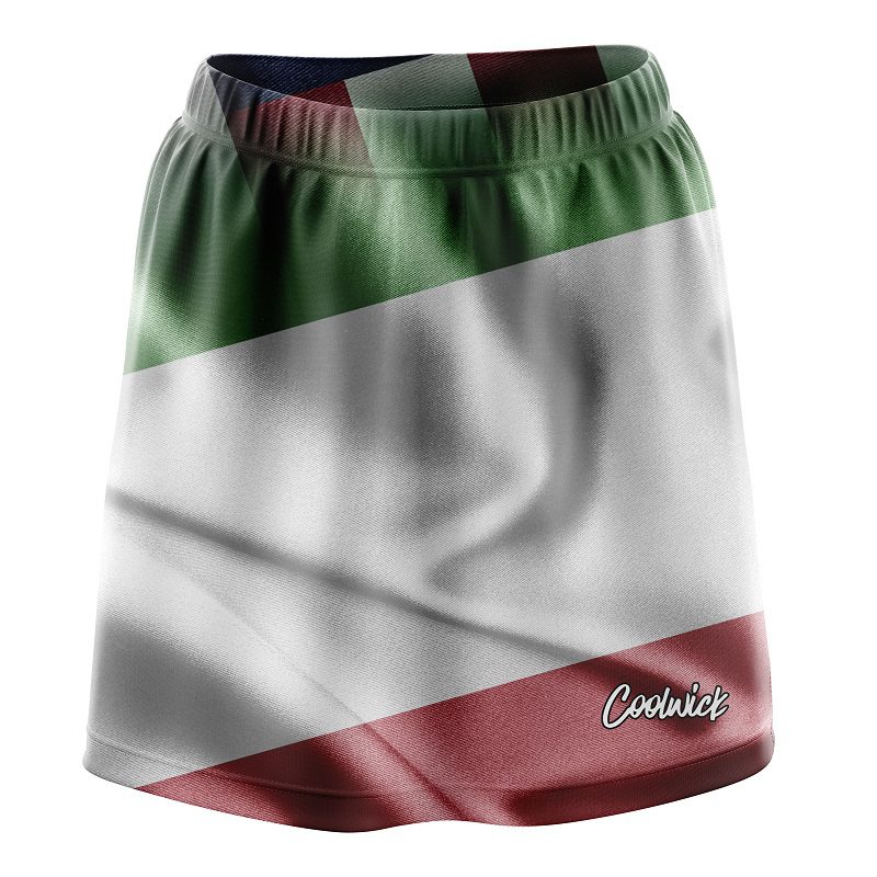 USA Italian Flag CoolWick Bowling Skort