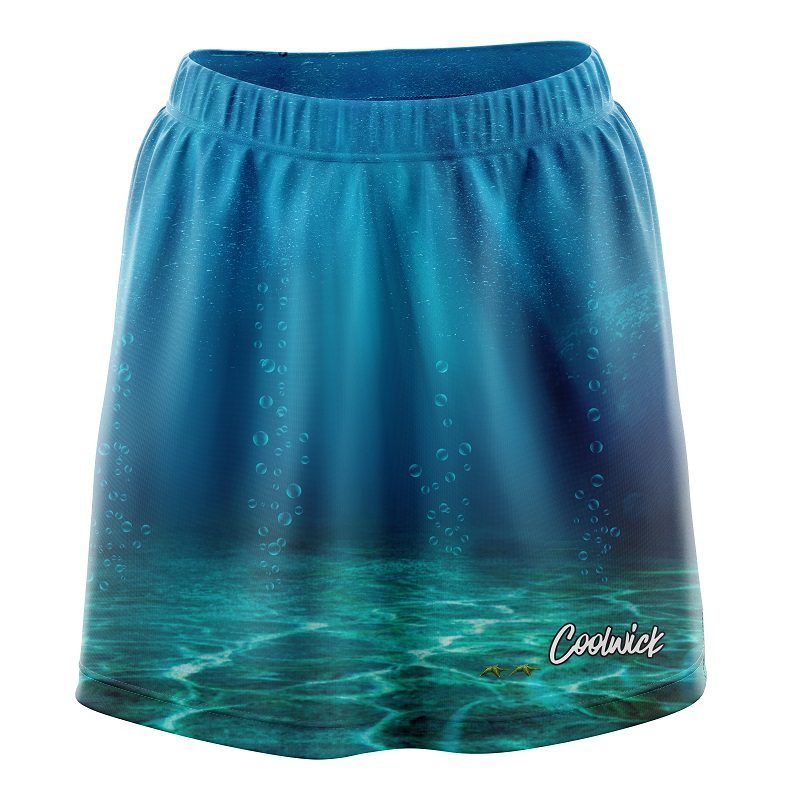 Underwater Abyss CoolWick Bowling Skort