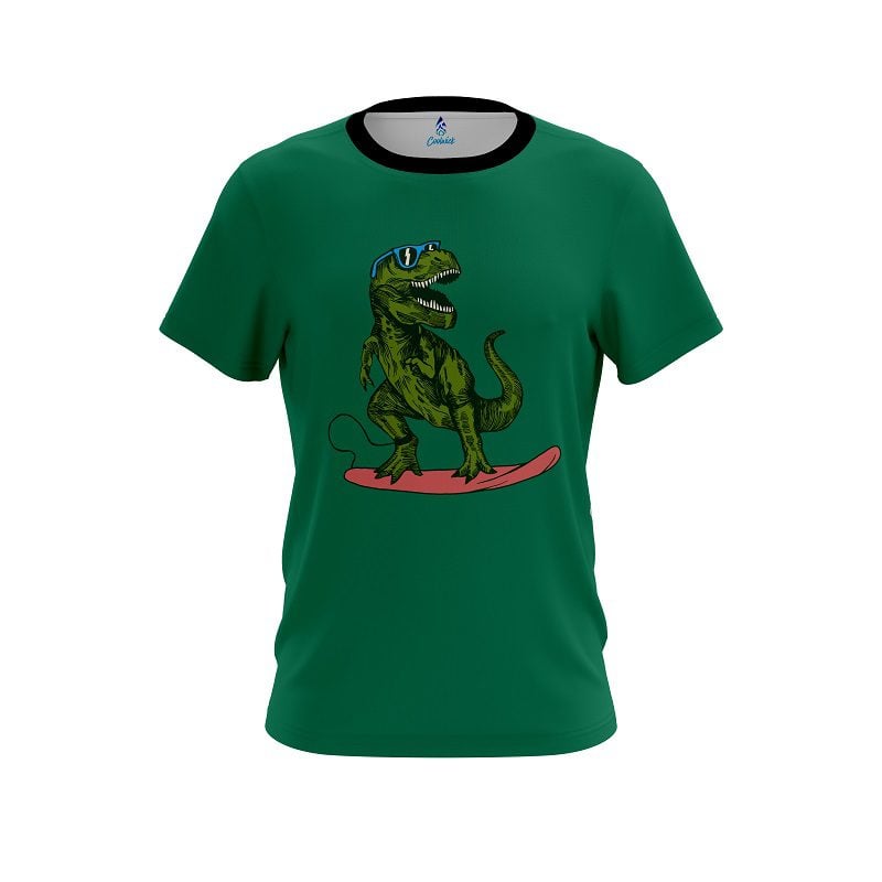 Plain Wild Rex Surf Semi-Custom CoolWick Bowling Jersey