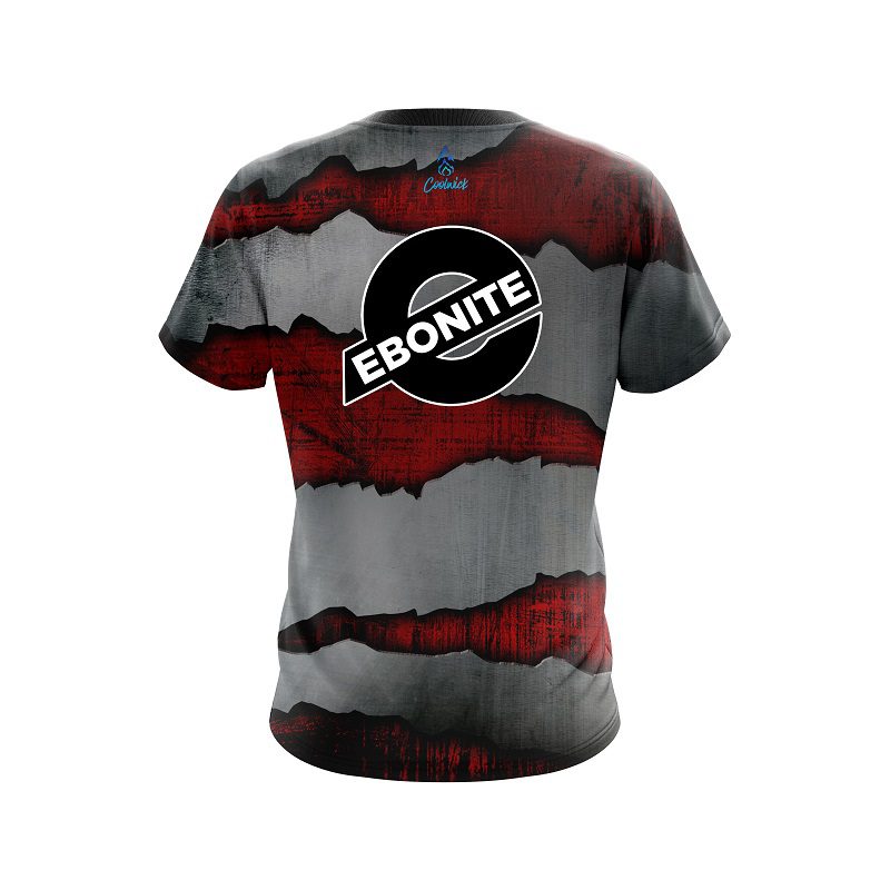 Ebonite Red Rigid Steel CoolWick Bowling Jersey - Image 2