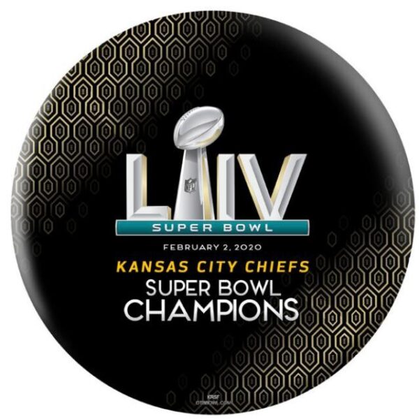 OTB NFL Black Kansas City Chiefs Super Bowl Champions Bowling Ball - Image 2