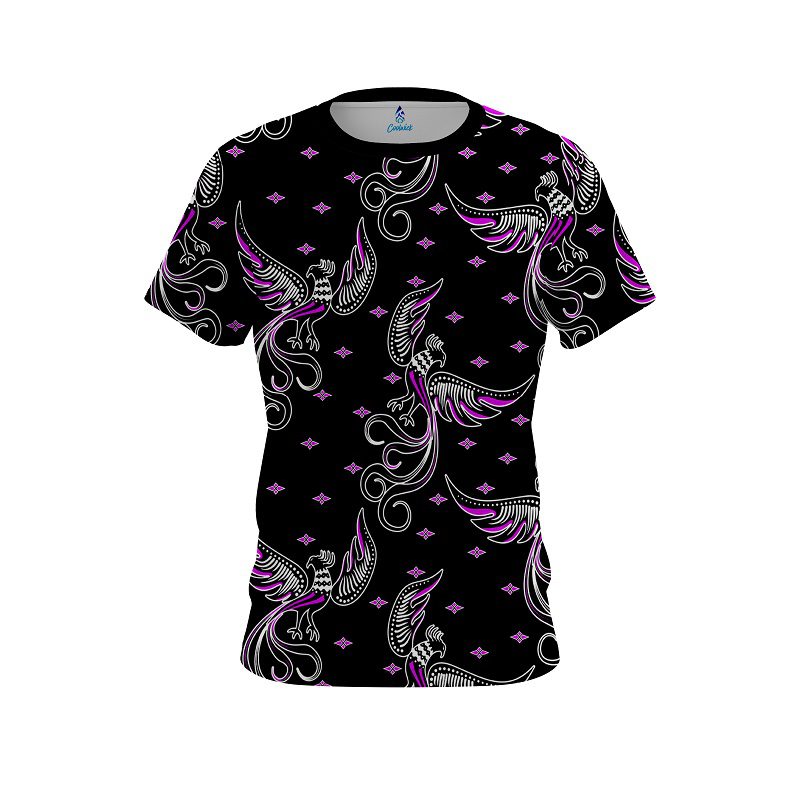Plain Phoenix Break Purple CoolWick Bowling Jersey