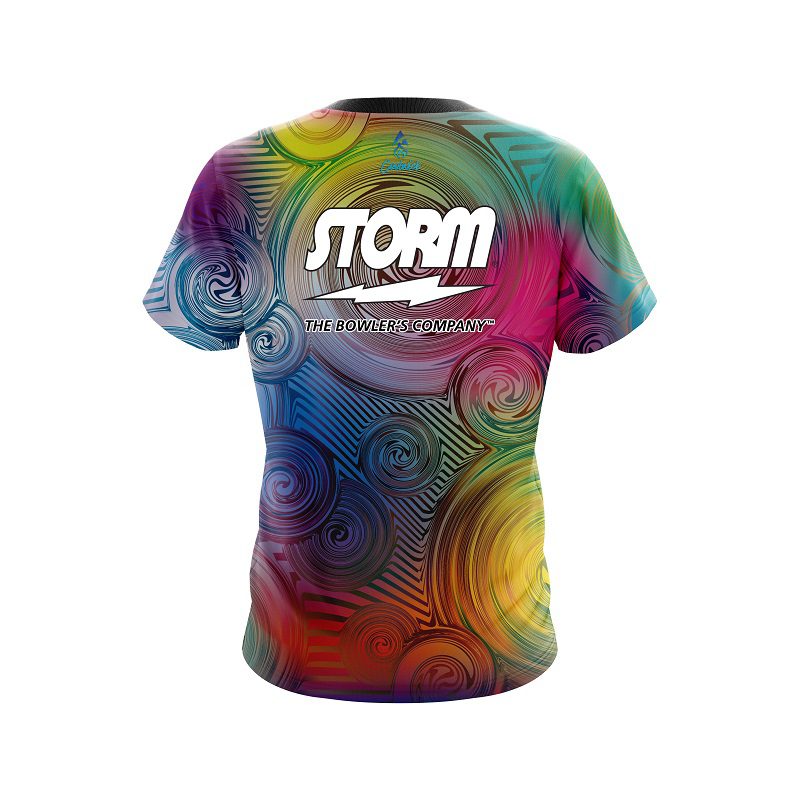 Storm Blurry Vortex CoolWick Bowling Jersey - Image 2