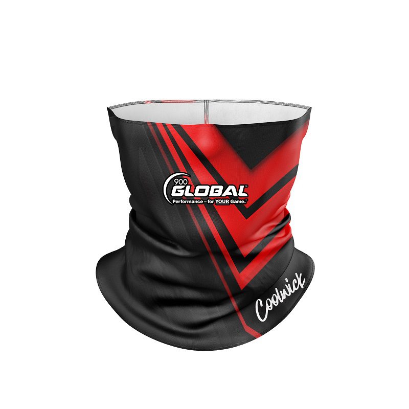 900 Global Steaming Red CoolWick Neck Gaiter All-In-1