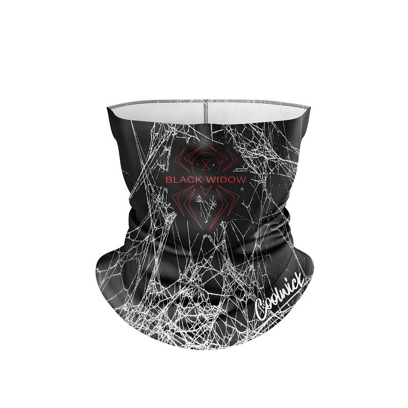 Black Widow Web CoolWick Neck Gaiter All-In-1