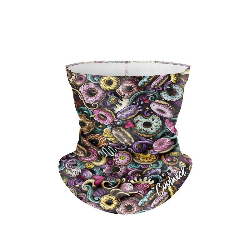 Doughnut Explosion CoolWick Neck Gaiter All-In-1