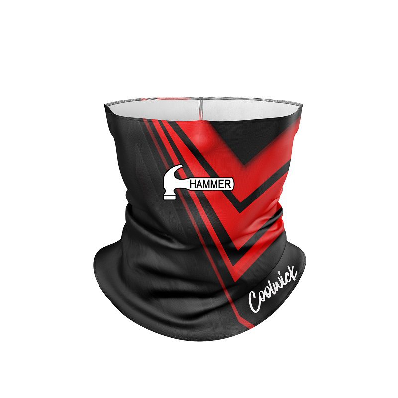 Hammer Steaming Red CoolWick Neck Gaiter All-In-1