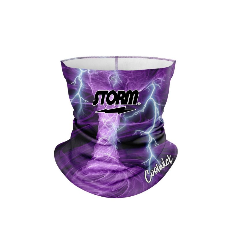 Storm Electrical Tornado Purple CoolWick Neck Gaiter All-In-1