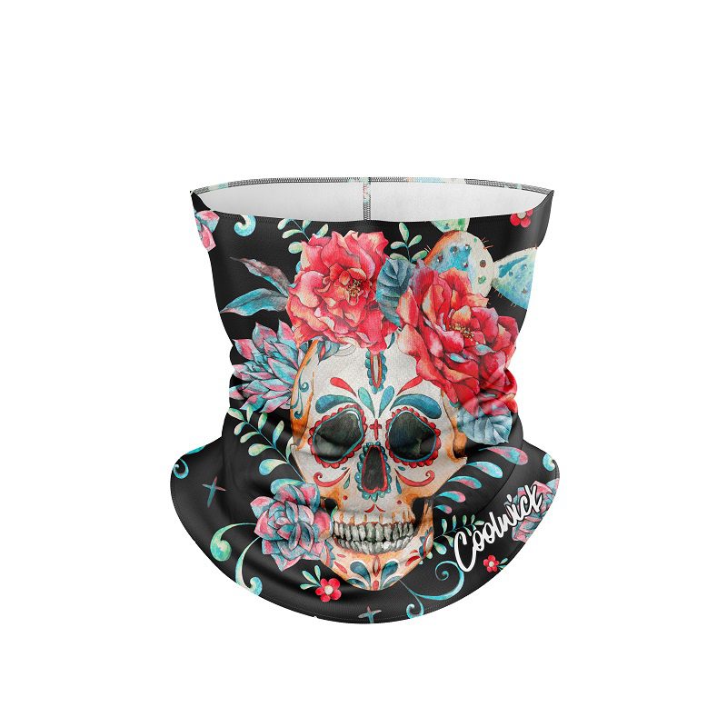 Sugar Skull CoolWick Neck Gaiter All-In-1