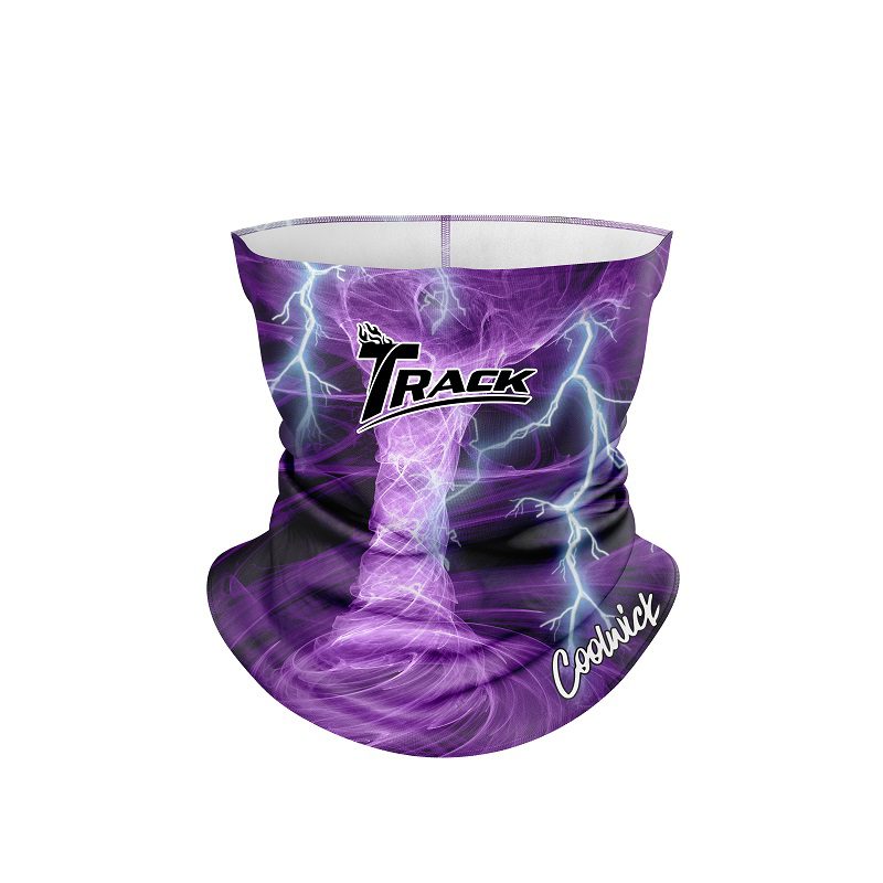 Track Electrical Tornado Purple CoolWick Neck Gaiter All-In-1