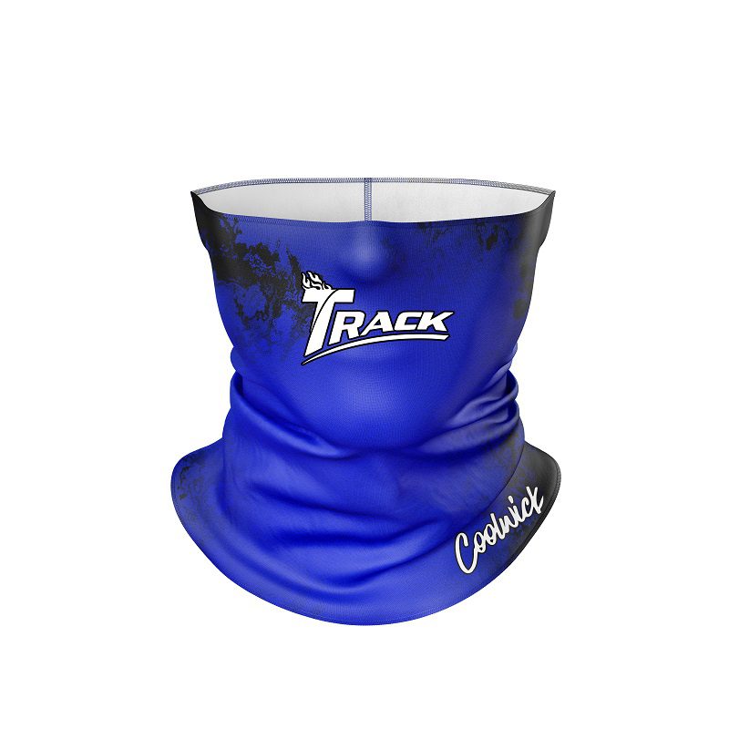 Track Blue Toxic CoolWick Neck Gaiter All-In-1