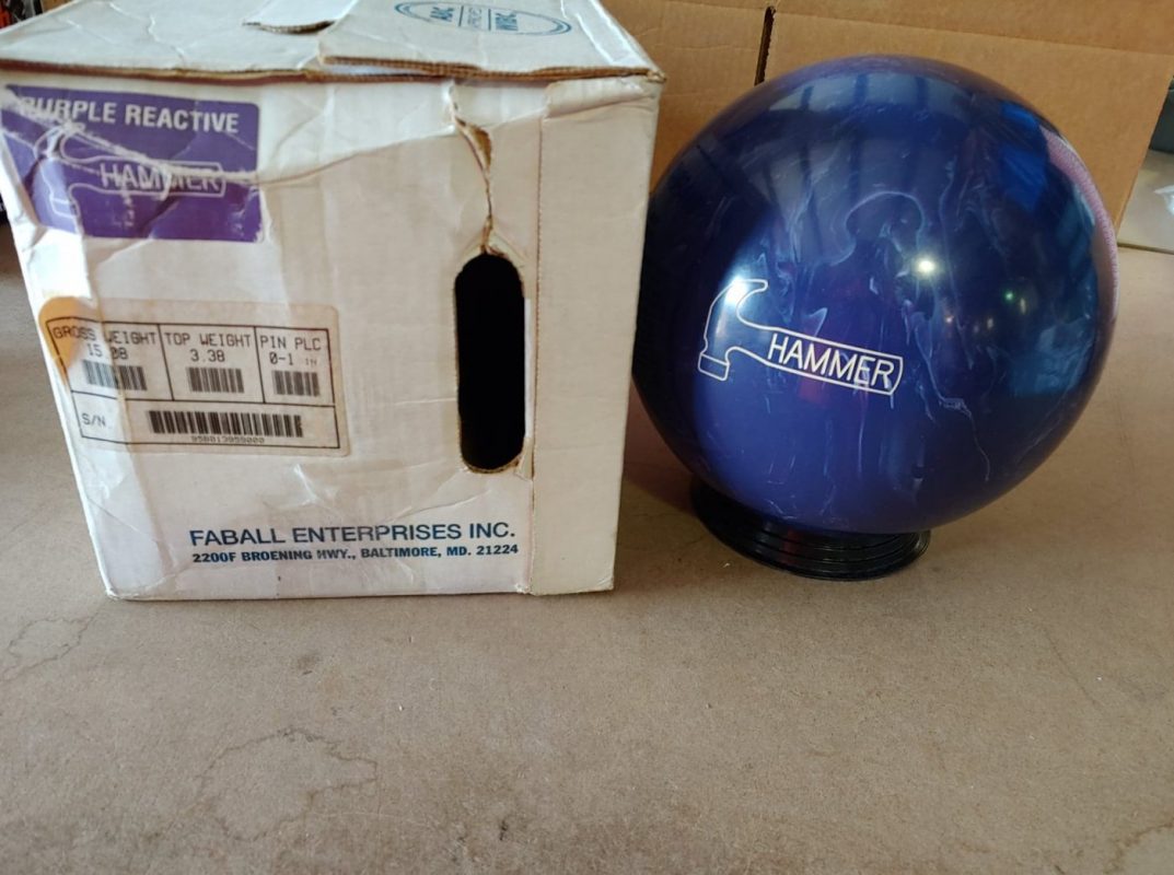 Faball Purple Reactive Bowling Ball - Image 2