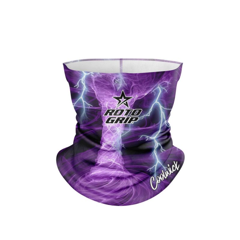 Roto Grip Electrical Tornado Purple CoolWick Neck Gaiter All-In-1