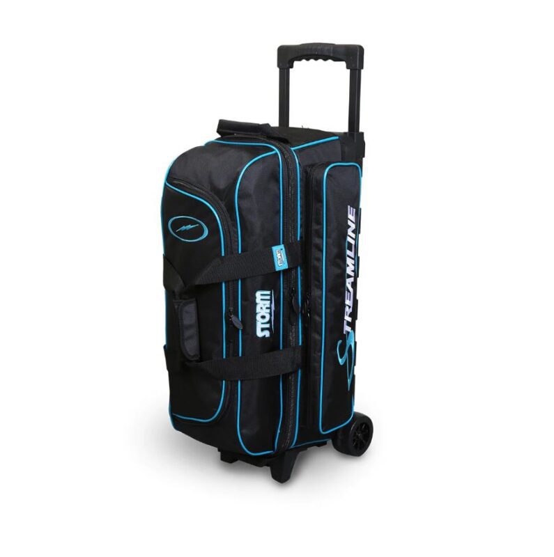 Image of Storm Streamline 3 Ball Roller Black Blue Bowling Bag