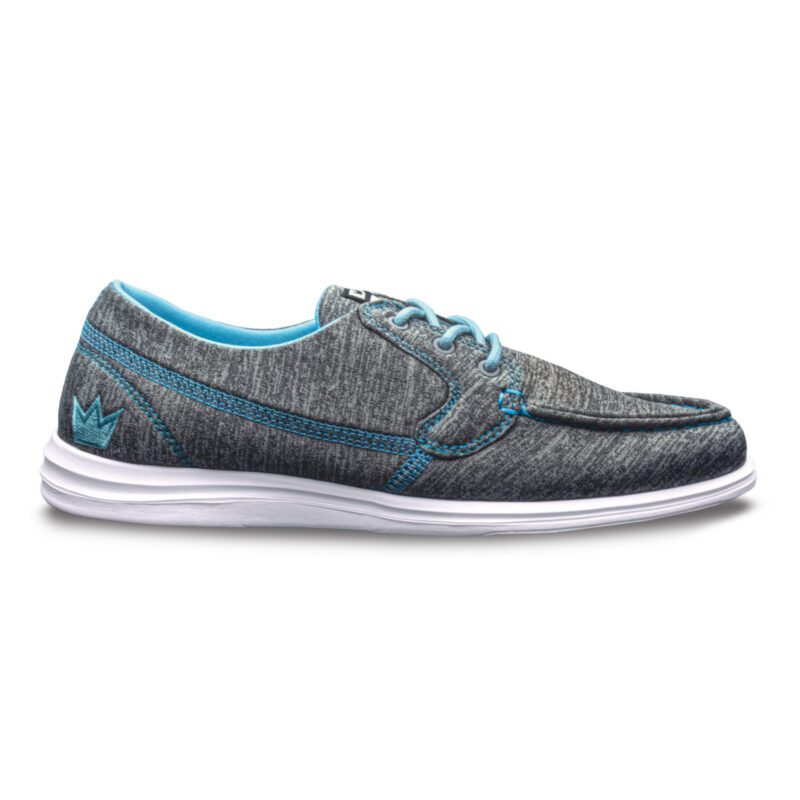 Brunswick Karma Grey Blue Womens Bowling Shoes