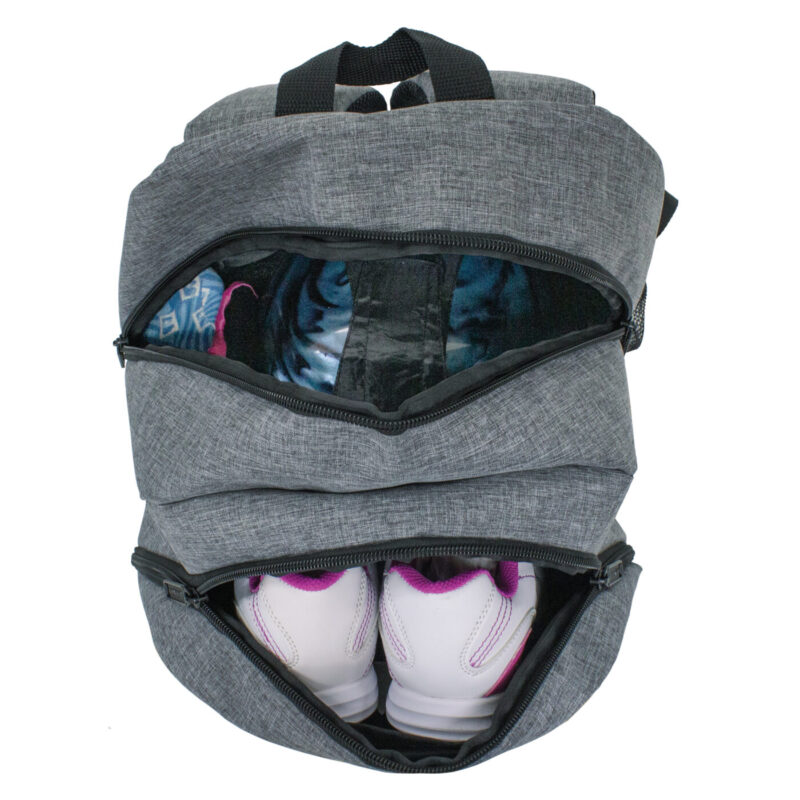 Brunswick Groove Single Tote Backpack Grey Bowling Bag - Image 2