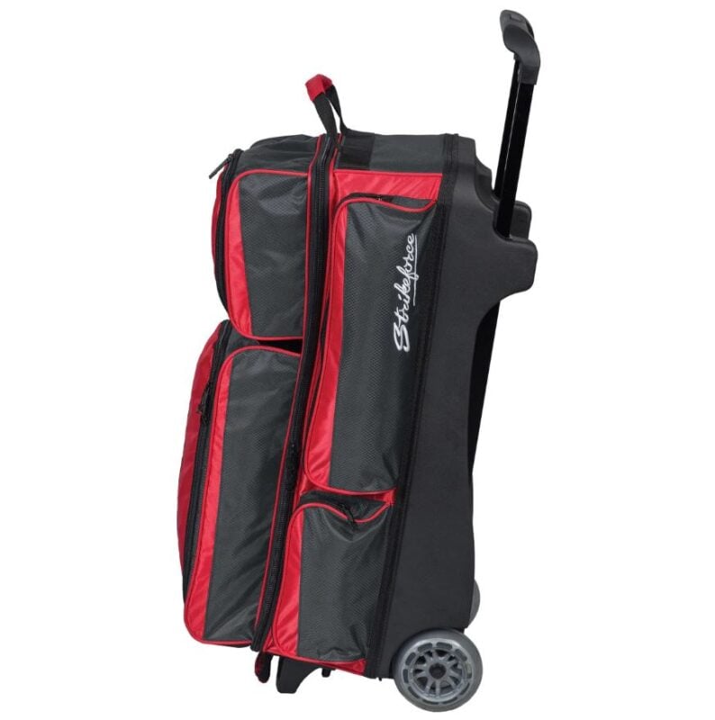 KR Strikeforce Konvoy 3 Ball Triple Roller Red Smoke Bowling Bag - Image 2