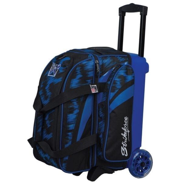 KR Cruiser 2 Ball Double Roller Scratch Royal Bowling Bag
