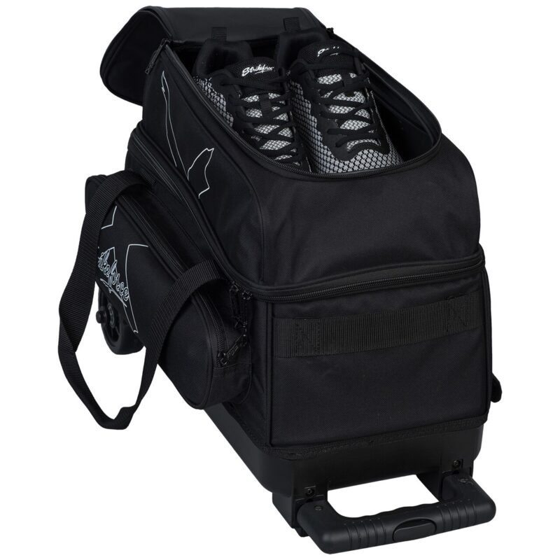KR Hybrid X 2 Ball Double Roller Black Bowling Bag - Image 2