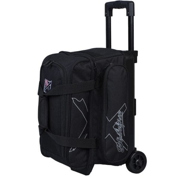 KR Hybrid X 2 Ball Double Roller Black Bowling Bag
