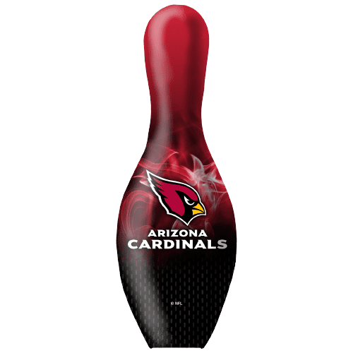 OTB NFL Arizona Cardinals Football On Fire Bowling Pin - Image 2
