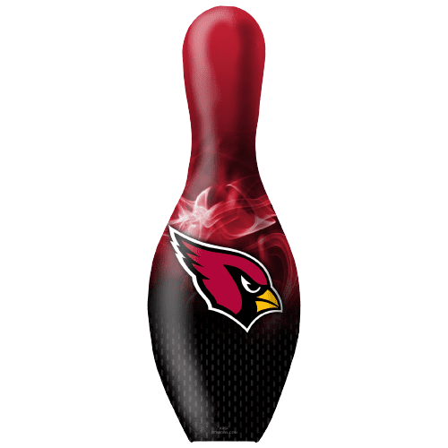 OTB NFL Arizona Cardinals Football On Fire Bowling Pin