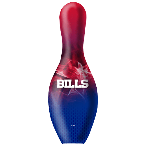 OTB NFL Buffalo Bills Football On Fire Bowling Pin - Image 2