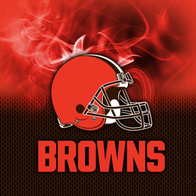 KR NFL Cleveland Browns On Fire Bowling Towel