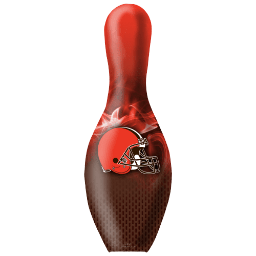 OTB NFL Cleveland Browns Football On Fire Bowling Pin