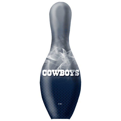 OTB NFL Dallas Cowboys Football On Fire Bowling Pin - Image 2