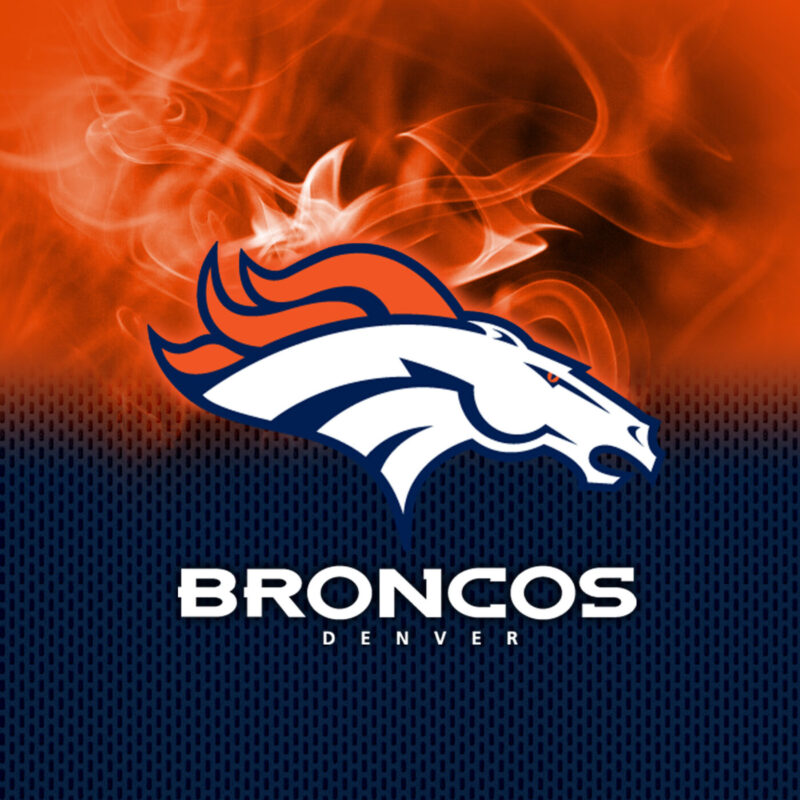 KR NFL Denver Broncos On Fire Bowling Towel