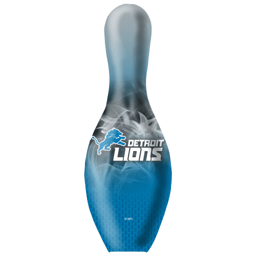 OTB NFL Detroit Lions Football On Fire Bowling Pin - Image 2