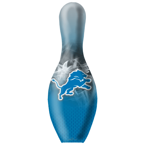 OTB NFL Detroit Lions Football On Fire Bowling Pin