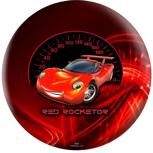 OTB Cars Red Rocketor Bowling Ball
