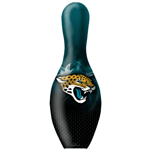 OTB NFL Jacksonville Jaguars Football On Fire Bowling Pin