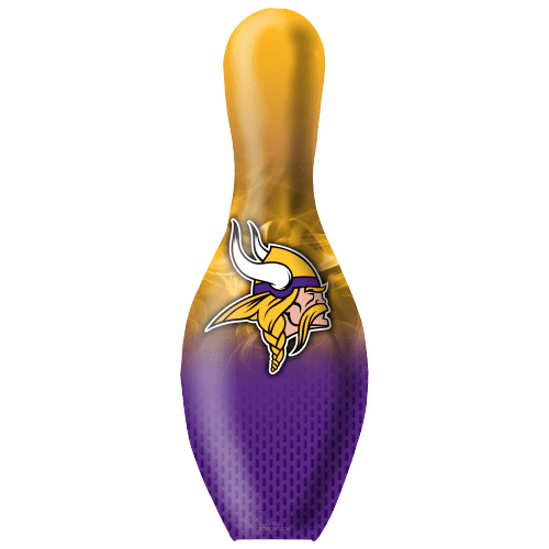 OTB NFL Minnesota Vikings Football On Fire Bowling Pin