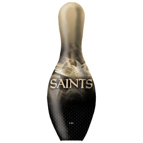 OTB NFL New Orleans Saints Football On Fire Bowling Pin - Image 2