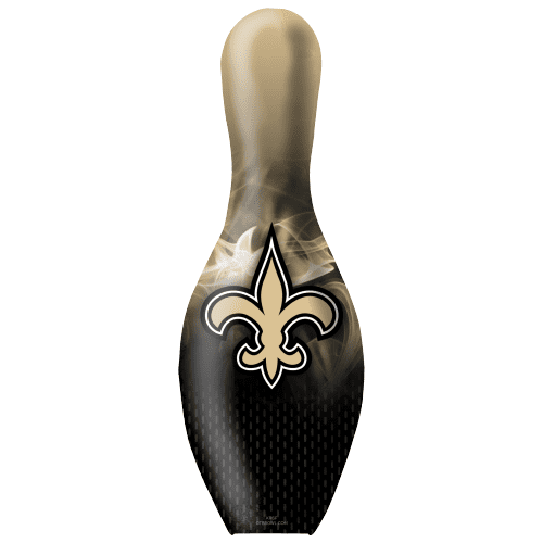 OTB NFL New Orleans Saints Football On Fire Bowling Pin