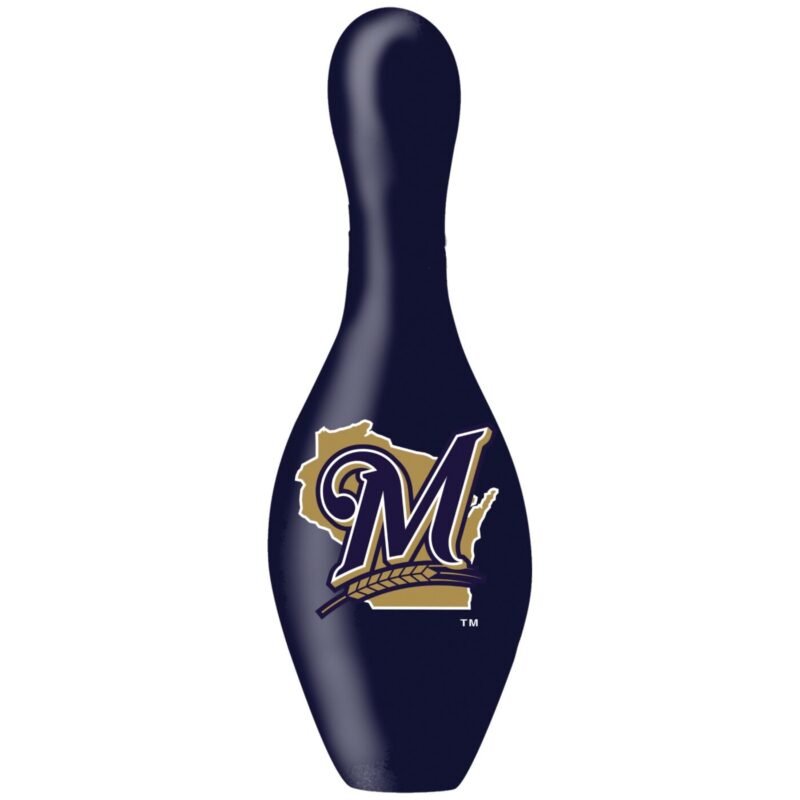 OTB Milwaukee Brewers Baseball Bowling Pin - Image 2